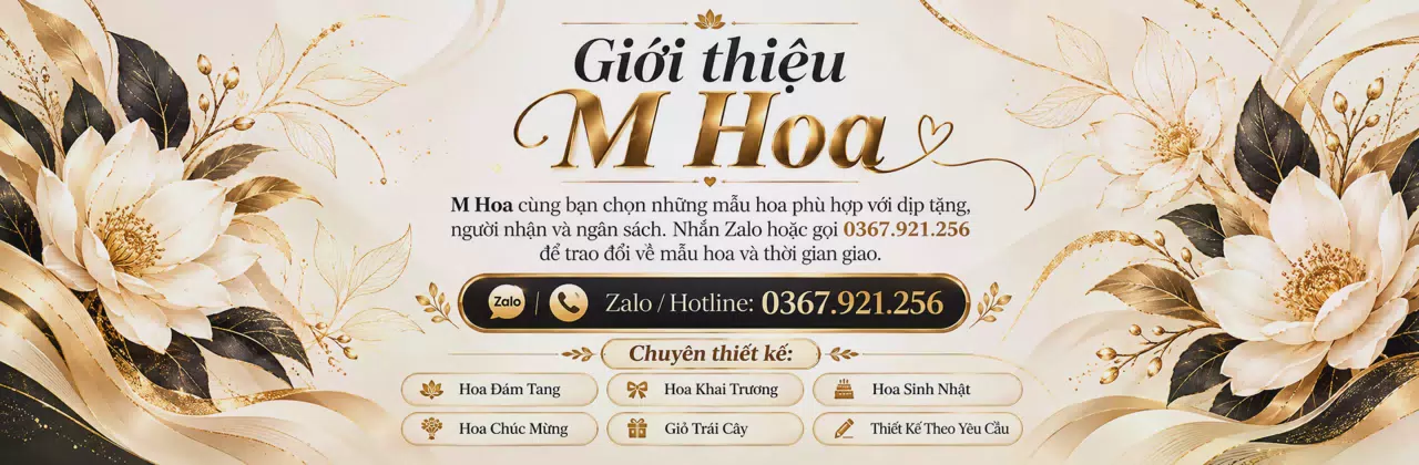 Ảnh bìa Shop hoa tươi Phường Hoà Thành Cà Mau - Hoa tươi cho từng lời chúc